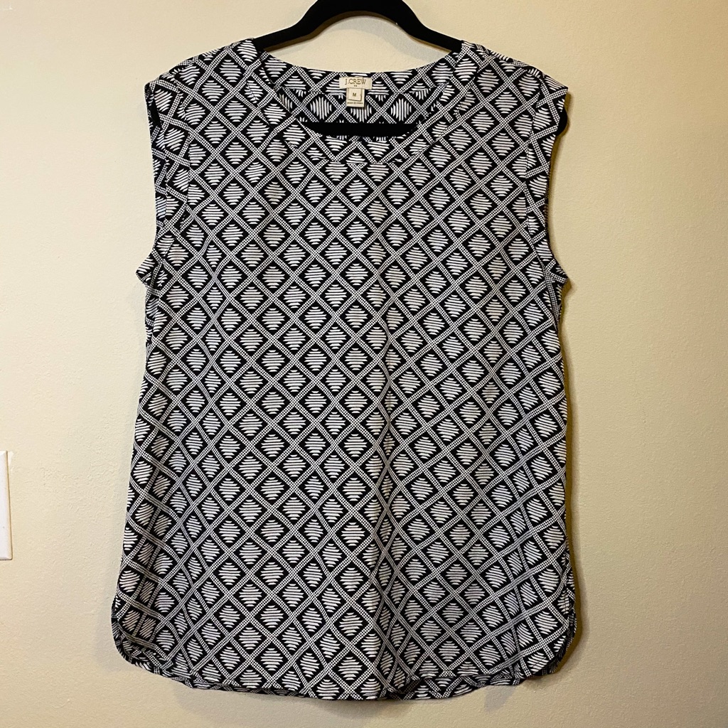 J. Crew Medium Patterned Blouse